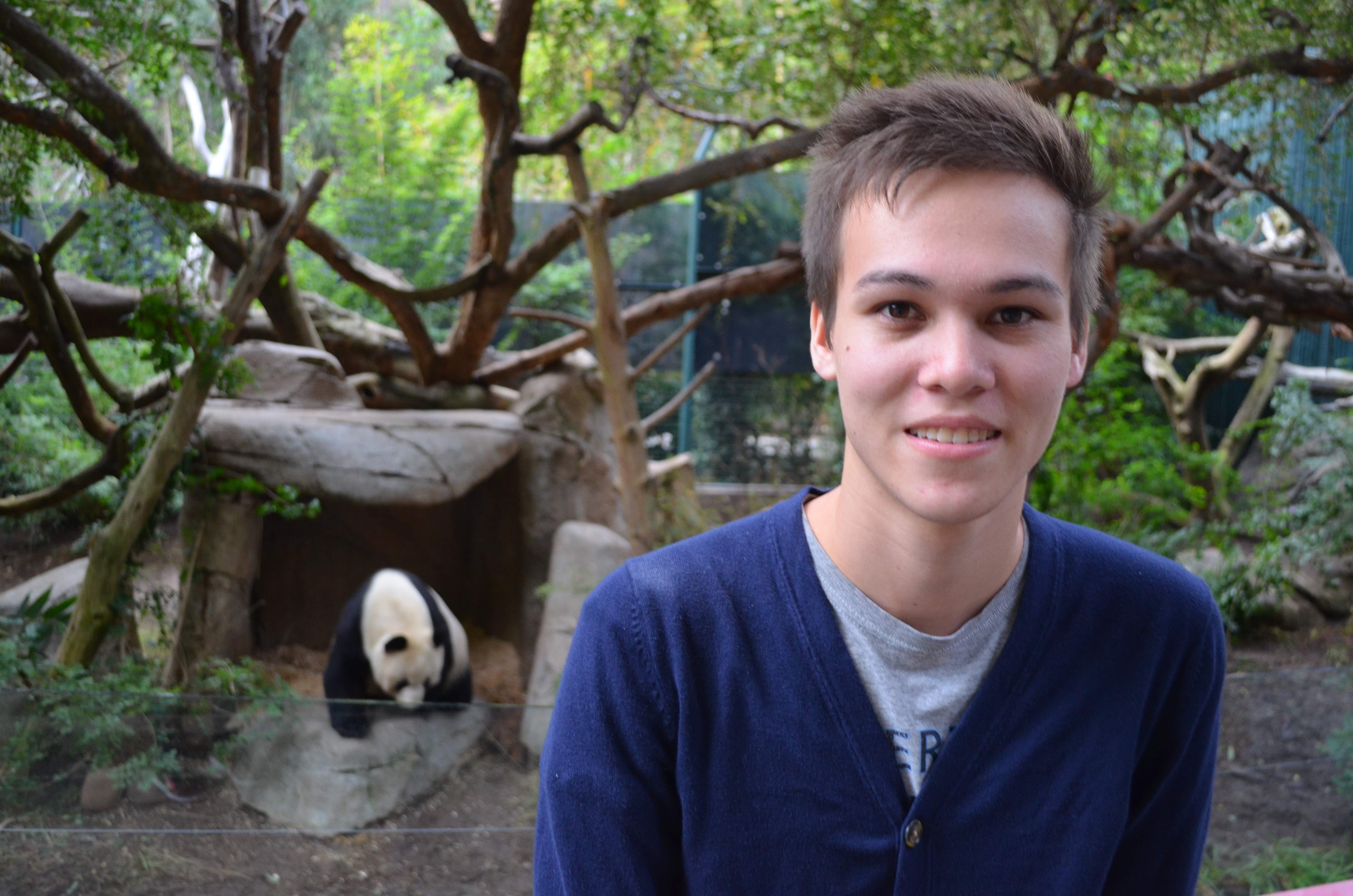 Me with a Panda at the Sand Diego Zoo